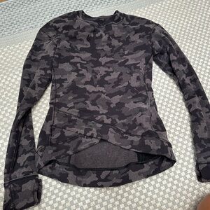 lululemon camo long sleeve shirt